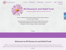 Tablet Screenshot of ms-researchandrelief.org